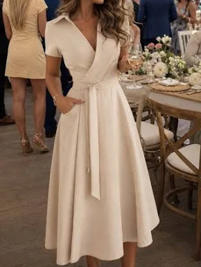 Belted Midi Dress